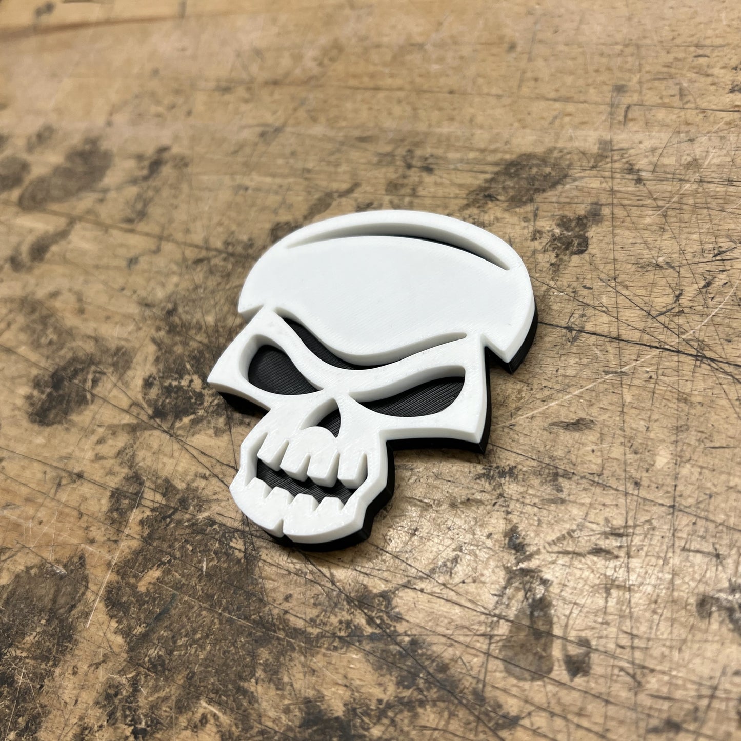 Custom Toolbox Emblem - Skull - Multiple Colors Available