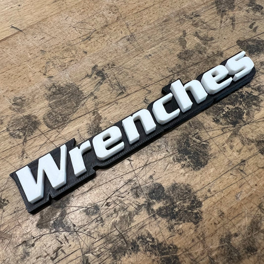 Custom Toolbox Drawer Emblems - Wrenches