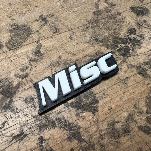 Custom Toolbox Drawer Emblems - Misc