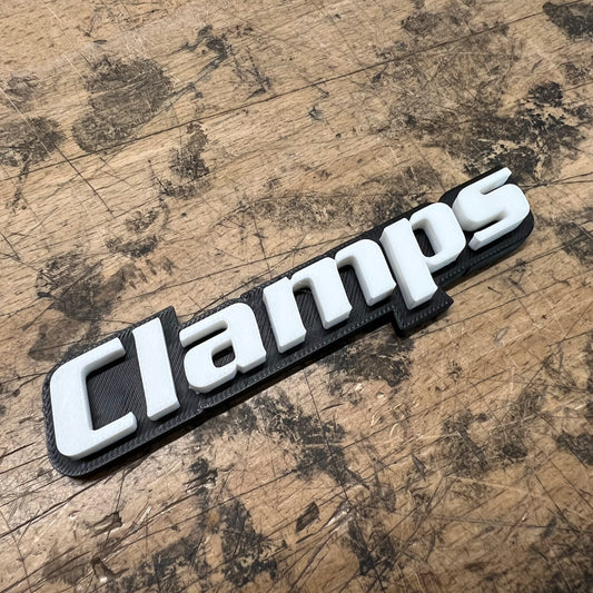Custom Toolbox Drawer Emblems - Clamps