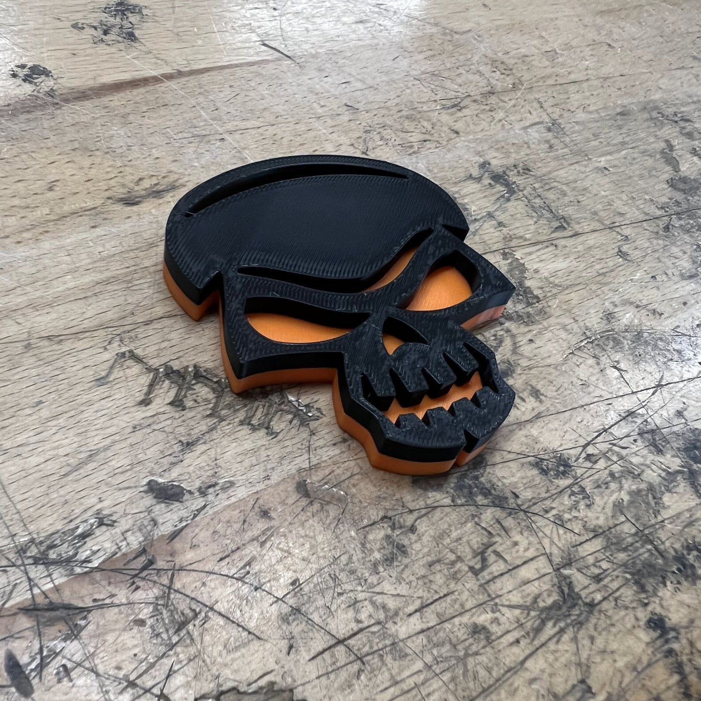 Emblème de boîte à outils personnalisé - Crâne - Plusieurs couleurs disponibles