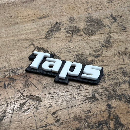 Custom Toolbox Drawer Emblems - Taps