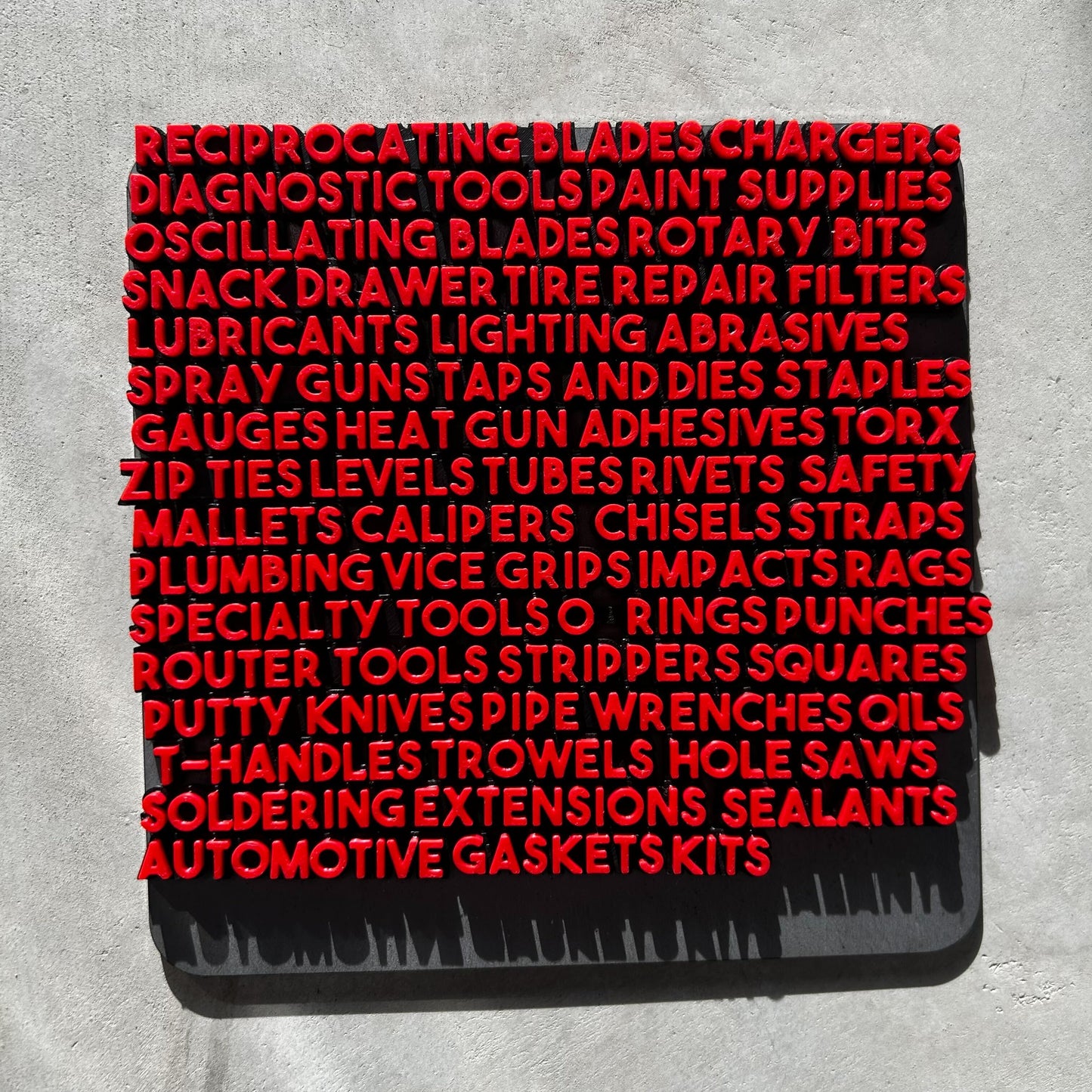 Bold Mini Toolbox Label Expansion Set #1 - 50pcs - Multiple Color Choices