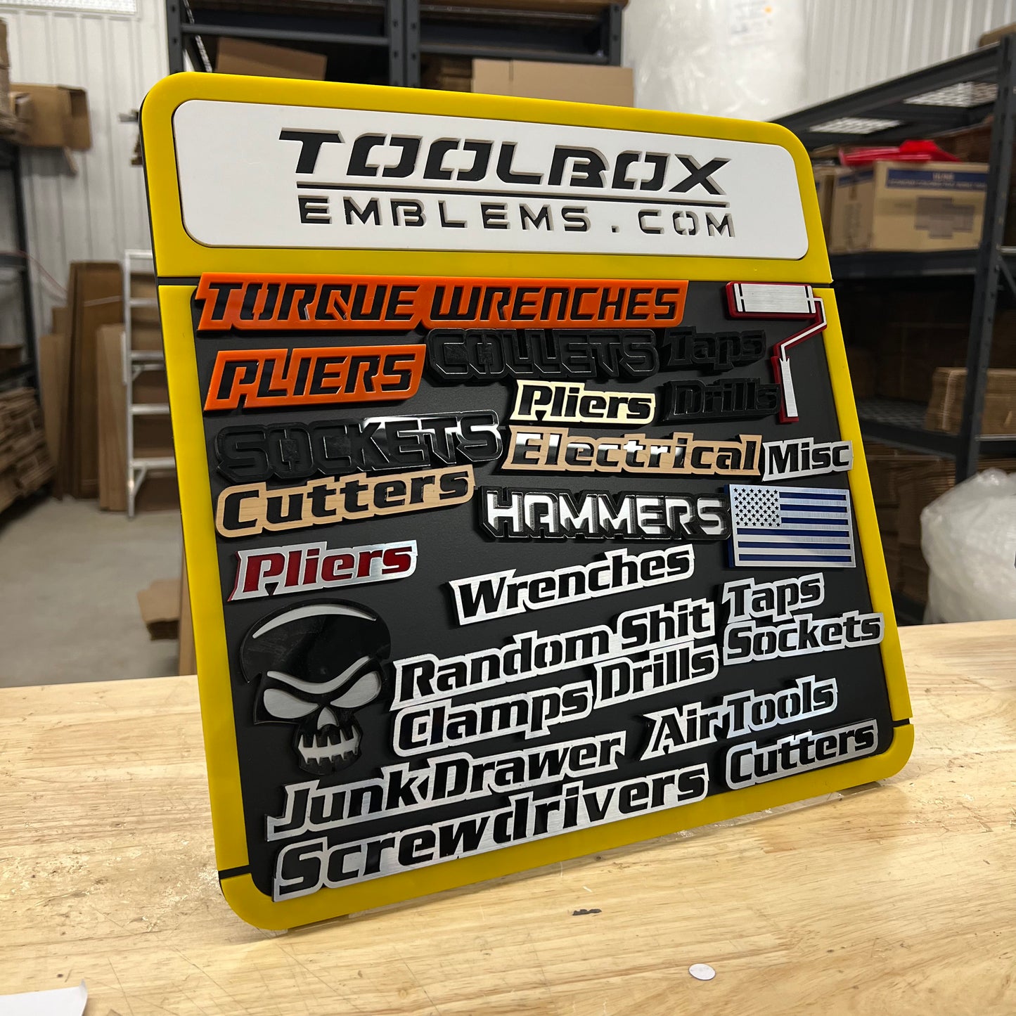 Dealer Starter Kit - Counter Display and 25 Assorted Magnet Emblems