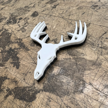 Custom Toolbox Emblem - Deer Skull - Multiple Color Choices - Economy
