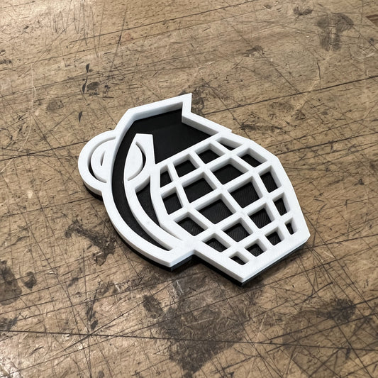 Grenade Toolbox Emblem - Multiple Colors Available - Economy