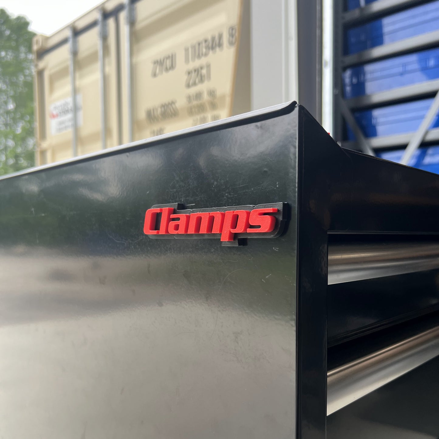 Custom Toolbox Drawer Emblems - Clamps