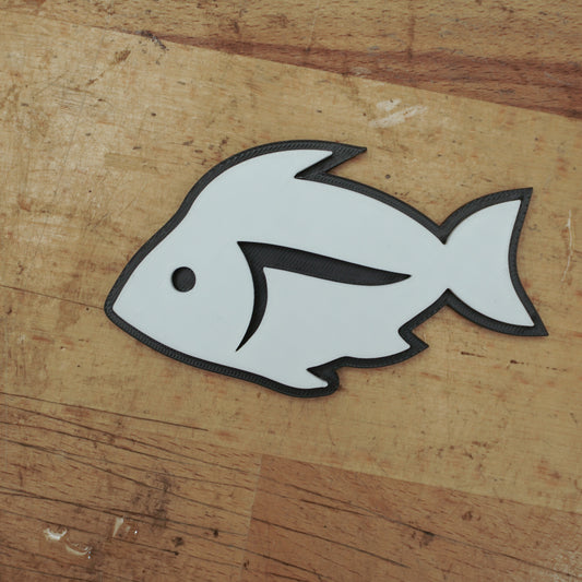 Custom Toolbox Animal Emblem - Fish - Multiple Colors Available