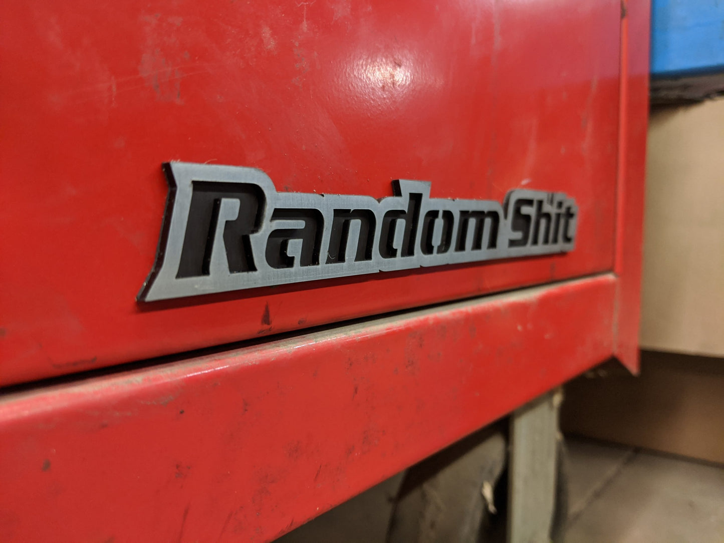 Custom Toolbox Drawer Emblems - Random Shit