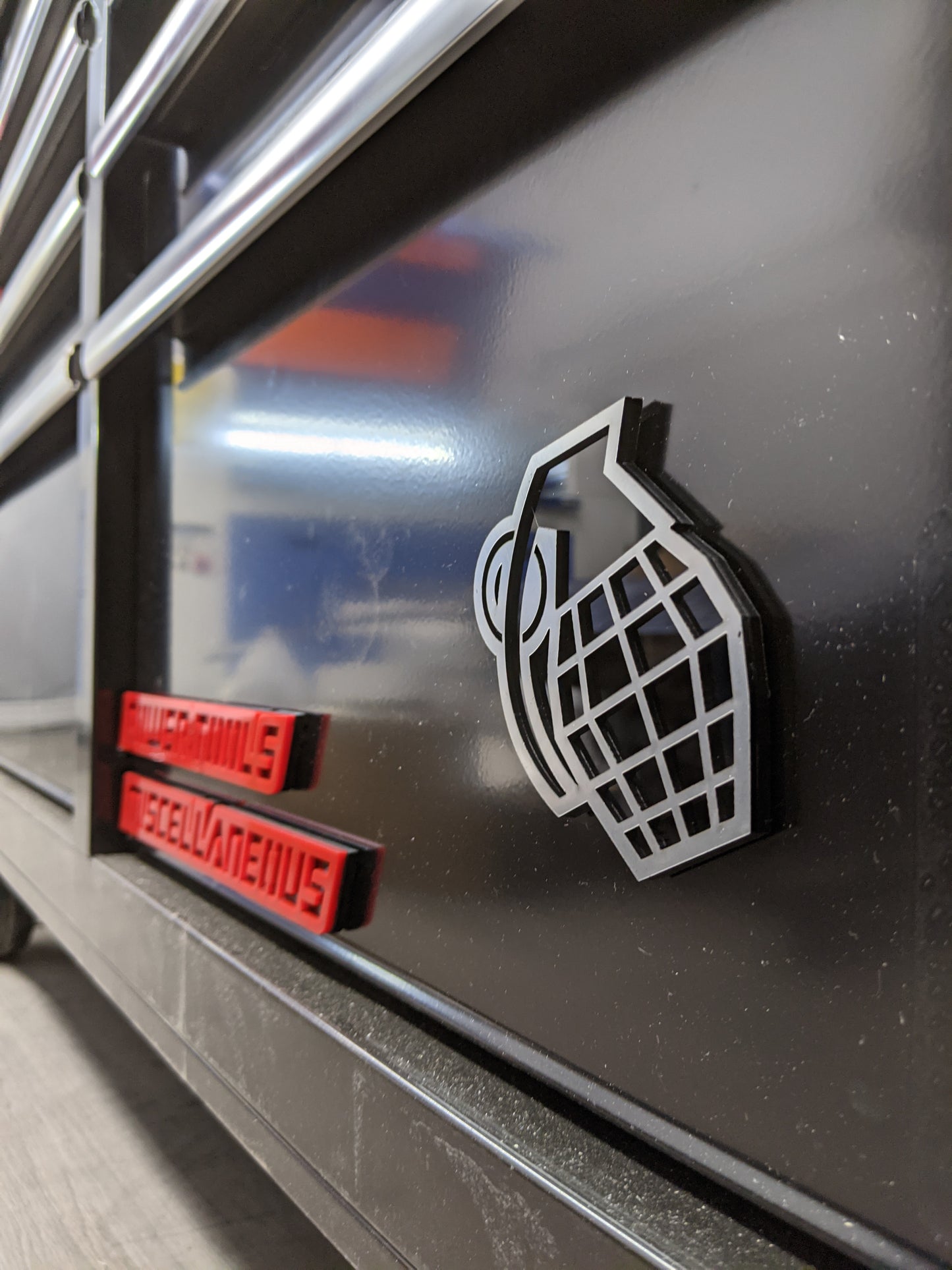 Grenade Toolbox Emblem - Multiple Colors Available