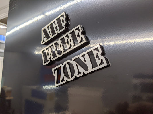 ATF Free Zone Toolbox Emblem - Multiple Colors Available