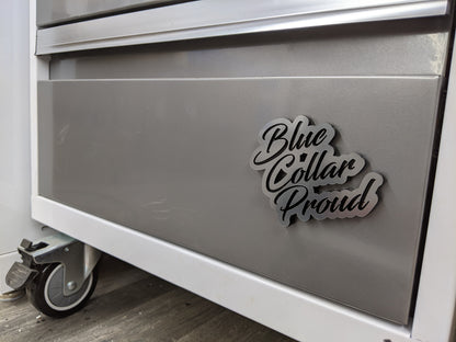 Blue Collar Proud Emblem - Multiple Colors Available